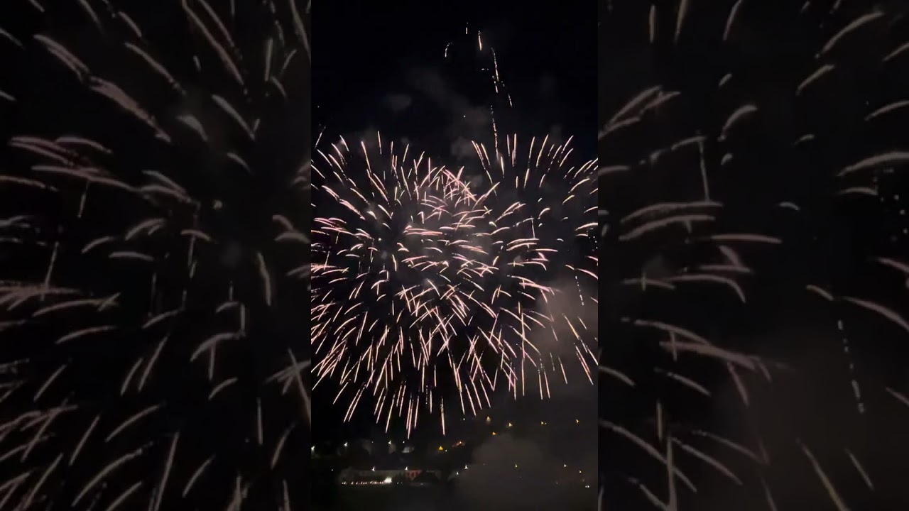 Trierer Moselfest Feuerwerk / Fireworks display in Trier Mosel Fest