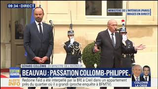 Gérard Collomb dit quitter "avec regret" le ministère de l'Intérieur
