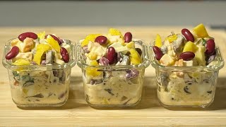 O kadar lezzetli ki her hafta sonu yapıyorum! Fasulyeli en lezzetli salata!