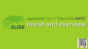 openSUSE 13.1.1 "Edu Li-f-e MATE" Install and overview | Linux for education [HD]