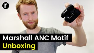 Marshall ANC Motif true wireless headphones: Unboxing and Hands On