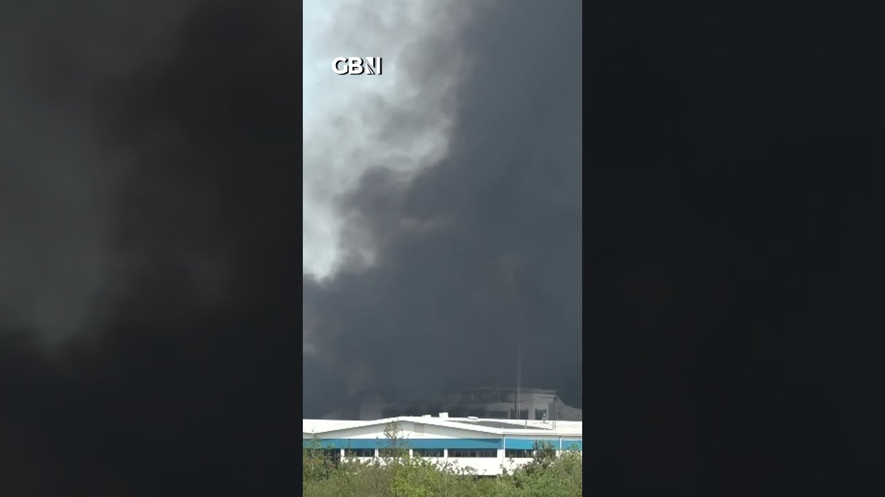A Large Scale Incident Has Been Declared In Cannock After Huge Fire Broke Out Gbnews