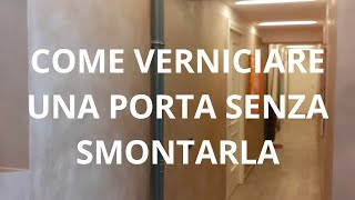 Verniciare porte interne senza carteggiare  Verniciare porte interne,  Mobili fai da te bagno, Verniciare mobili fai da te