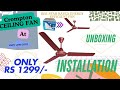 How to Install a Ceiling Fan at Home | DIY Unboxing & Setup #shorts #ytshorts #viral #trending #diy