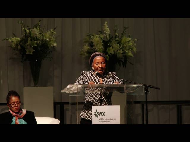 WDB 25th Anniversary Celebratory Dialogue: Mrs Zanele Mbeki class=