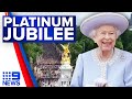 Queen's Platinum Jubilee celebrations kick off across the UK | 9 News Australia