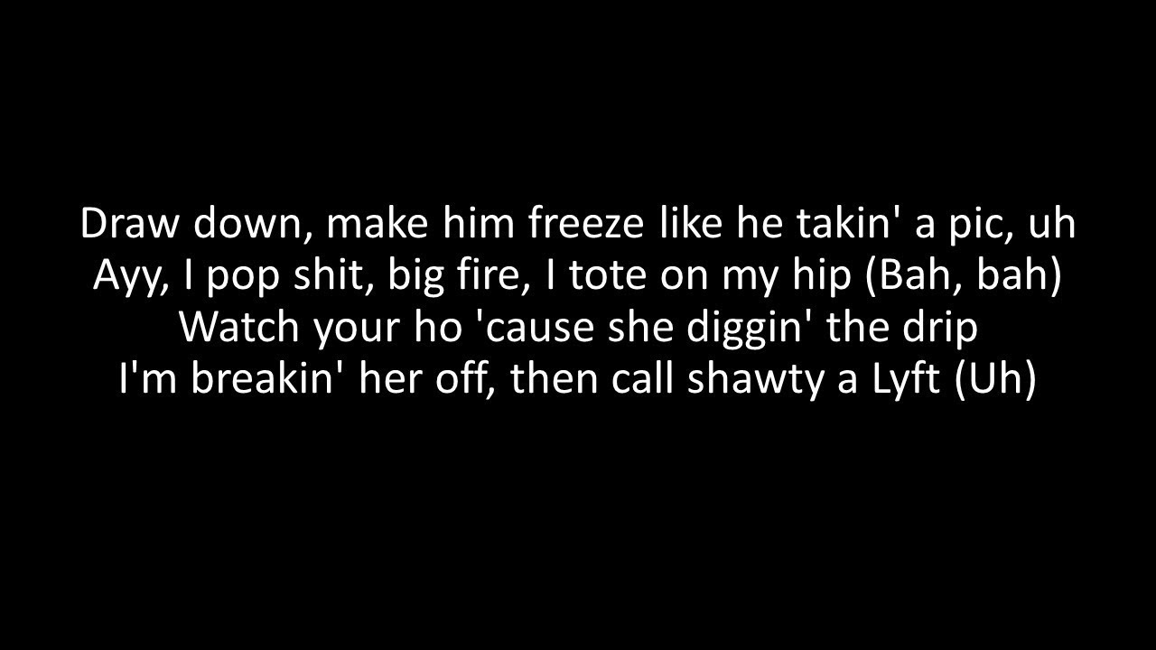 Stunna 4 Vegas Sticks Ft Dababy Lyrics Youtube