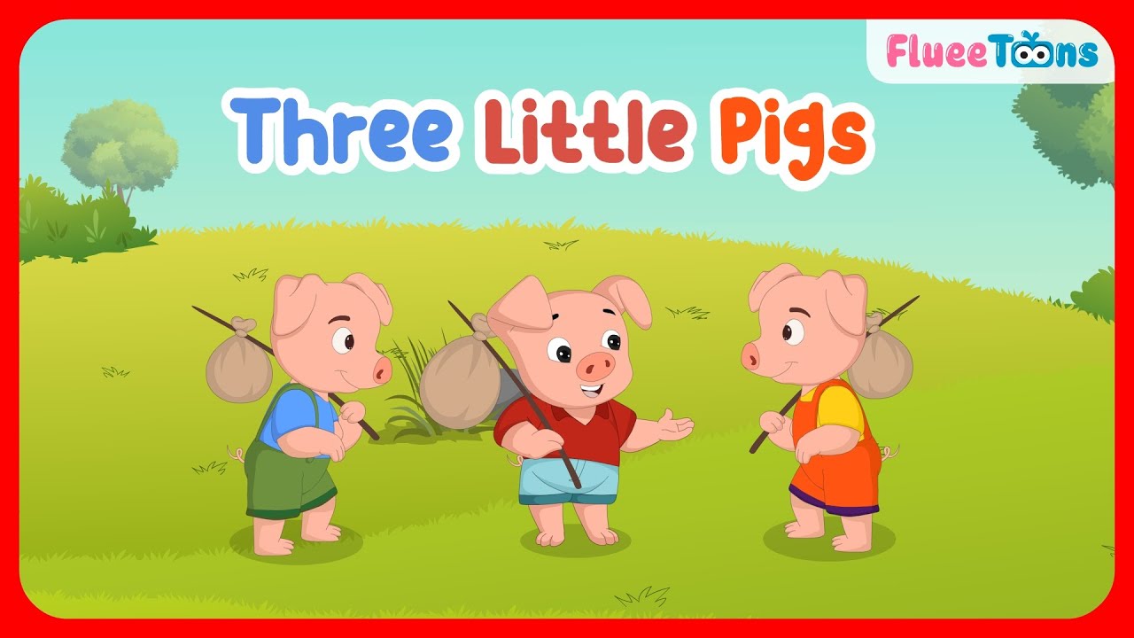 The Three Little Pigs Story | English Stories for kids | Bedtime ...