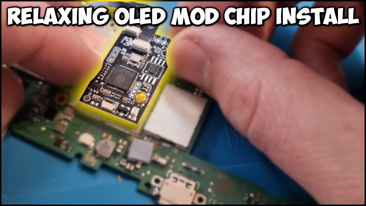 Calm Oled Mod chip install, nice and simple! - YouTube