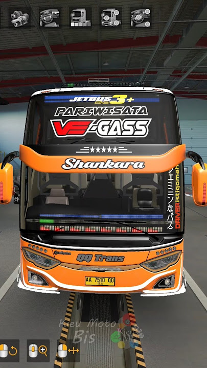 Modifikasi Vegass QQ Trans #telolet #basuri #bus #shorts