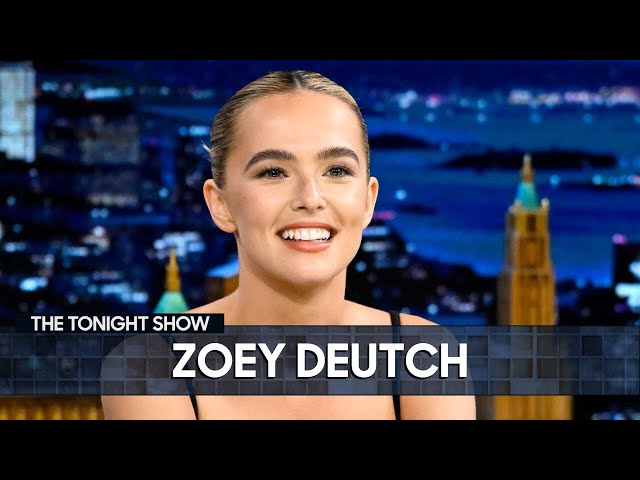 Zoey Deutch Reacts to Unseen Footage of Her Cut Amazing Spider-Man Cameo (Extended) | Tonight Show
