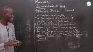 Course - Third - French: The subordinate clause of time / M. NDIAYE