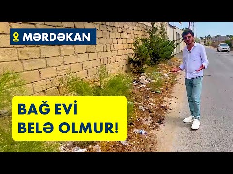 Mərdəkan - Bağ evləri, yarımçıq veloyollar və dəniz qırağı