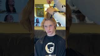 Medium Length Teenage Haircut By Sergio Slavnov with Avenue Man Hair Products