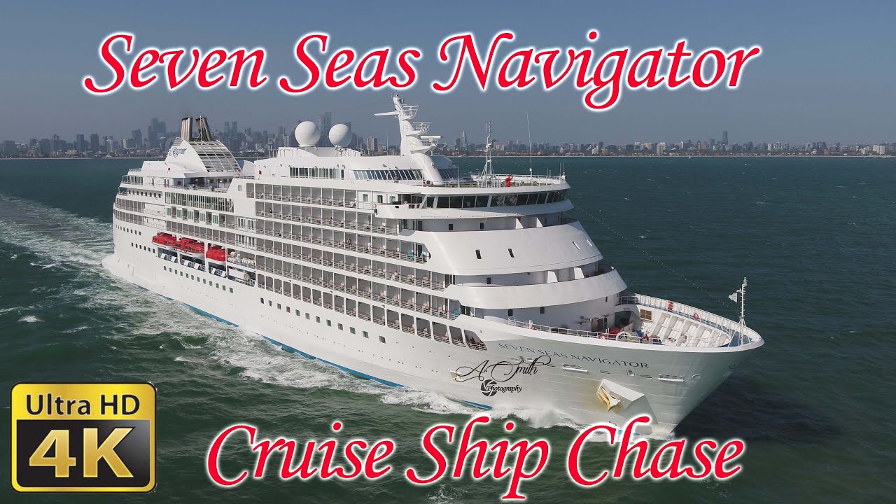 SEVEN SEAS NAVIGATOR "drone ship chase" Melbourne Australia