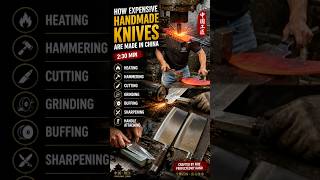 How Expensive Handmade Knives Are Made in China 🔥 Forging Process Explained