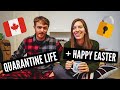 QUARANTINE LIFE in Canada vlog 🇨🇦 | Happy Easter + Cooking Oven Roast Lamb