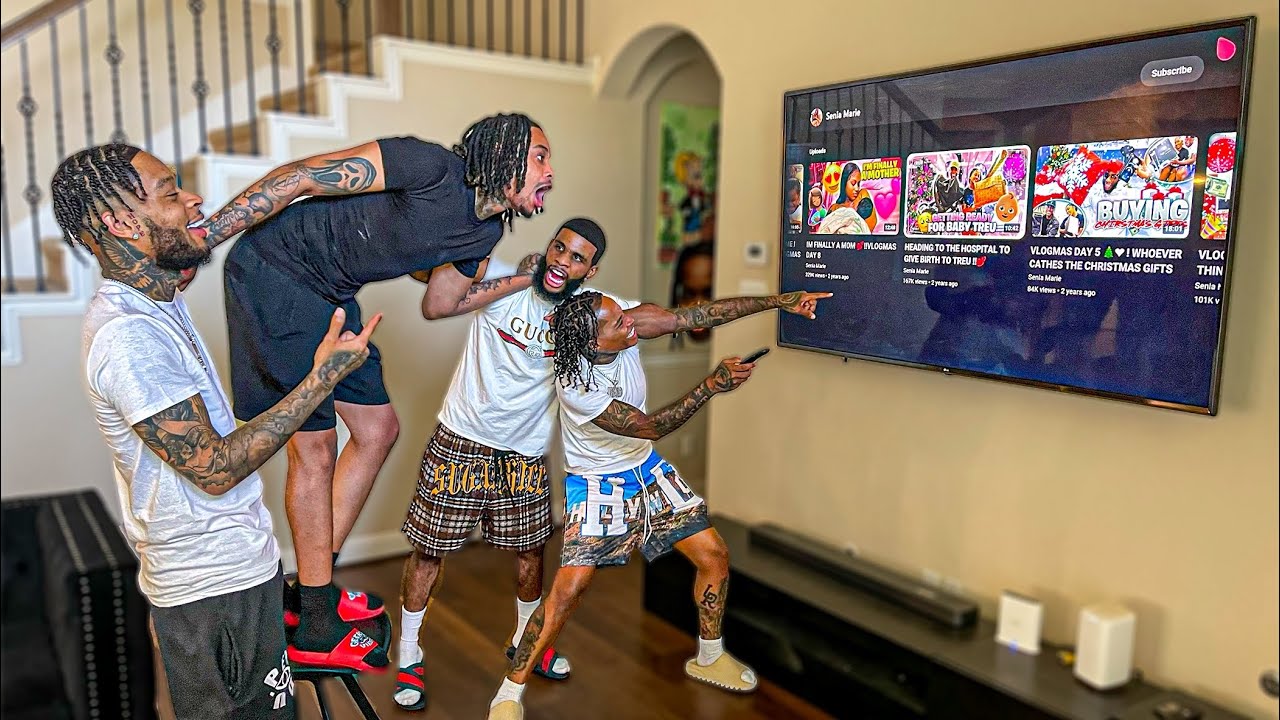 Смотрю старые видео Трея и Сении, чтобы узнать реакцию Трея..