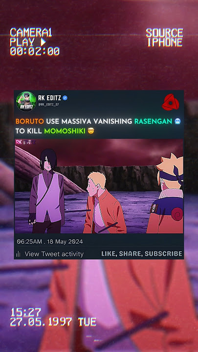 Boruto Death Match With Momoshiki 🤯🥶