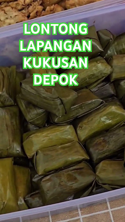 Lontong Oncom Or Vegetables #lontong #breaking the fast #depok steamed rice #ncikrahmadi