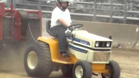 Cub Cadet Garden Tractor Pulling Video