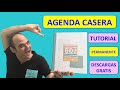 COMO HACER UNA AGENDA CASERA😍O BULLET JOURNAL😍PDF GRATIS😍PERPETUA IMPRIMIBLE  2021 DIY TUTORIAL