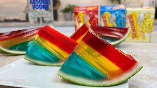 Starburst Jello In A Watermelon