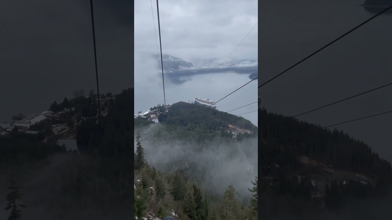 ZIPRIDER ICY STRAIT POINT, ALASKA.  Mile long zip line