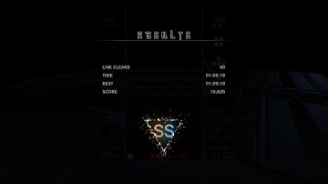 Tetris Effect - Sprint Mode - SS Rank