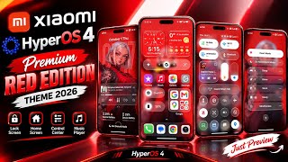 Xiaomi HyperOS 4 RED EDITION 🔴 | 50+ New Features, Premium Theme & Hidden Settings 2026 screenshot 1