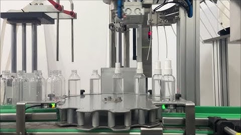 FTC425S 充填鎖蓋產線 & RT600 自動收送料圓盤 & 供蓋機 - 富揚晶機03-3689806