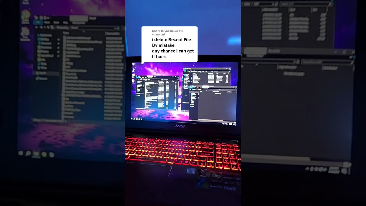 files are not deleted, but cleared from history 