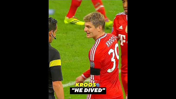 Toni Kroos vs Real Madrid💀