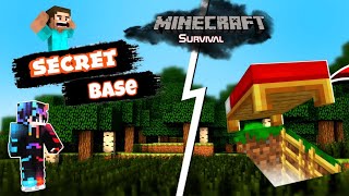 I MADE SECRET BASE IN MINECRAFT SURVIVAL SERIES PART 4