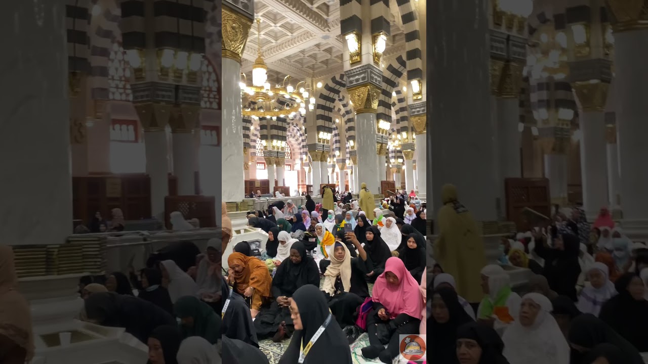 Inside Masjidun Nabawi ( ladies side) | 