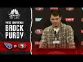 49ers QB Brock Purdy explains why he apologized after hilarious ball fake in win | NBC Sports BA