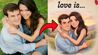 Как Создать Открытку LOVE IS - ИИ Нейросетью screenshot 3