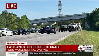 FIRST ALERT: Crash closes portion of Rivers Avenue