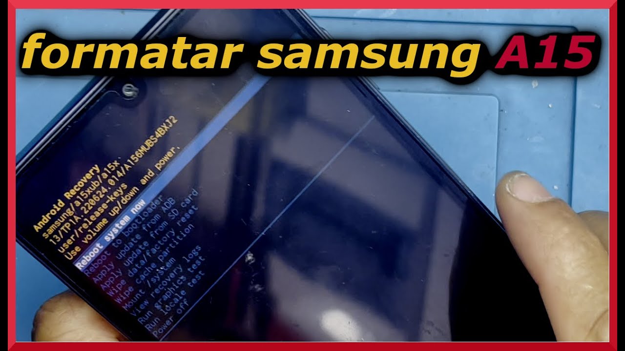 como formatar celular samsung A15, restaurar padrão de fábrica, apagar ...