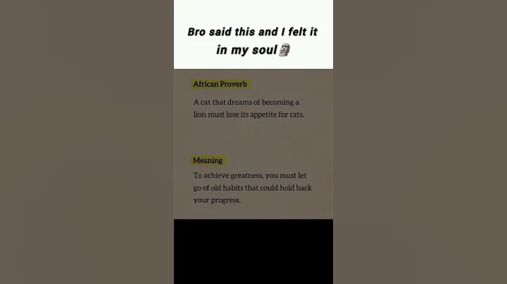 A Cat That Dreams of Becoming a Lion 🦁 | African Proverb Motivation#shorts#trendingshorts#motivation