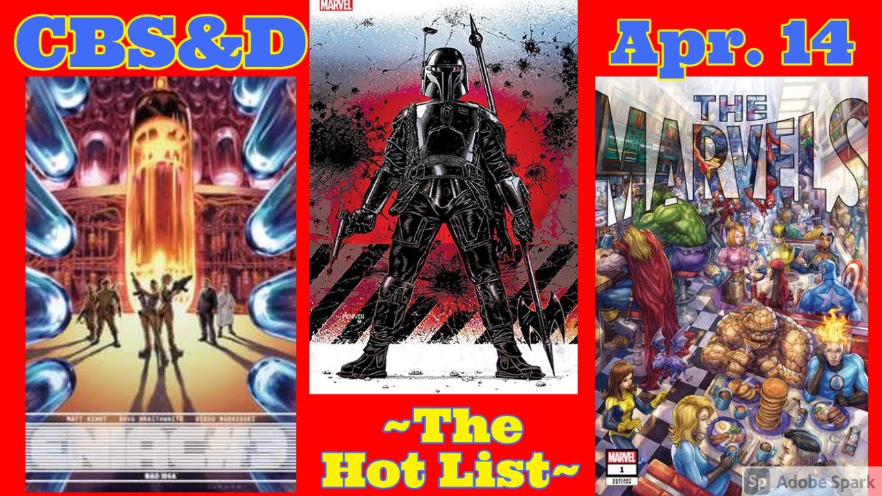 COMIC BOOK STEALS AND DEALS HOT LIST ~ HOT NEW EXCLUSIVE VARIANT COMICS FROM WED., APRIL 14th