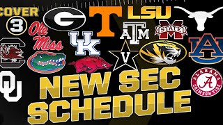 The NEW SEC Schedule is Out and it's INSANE