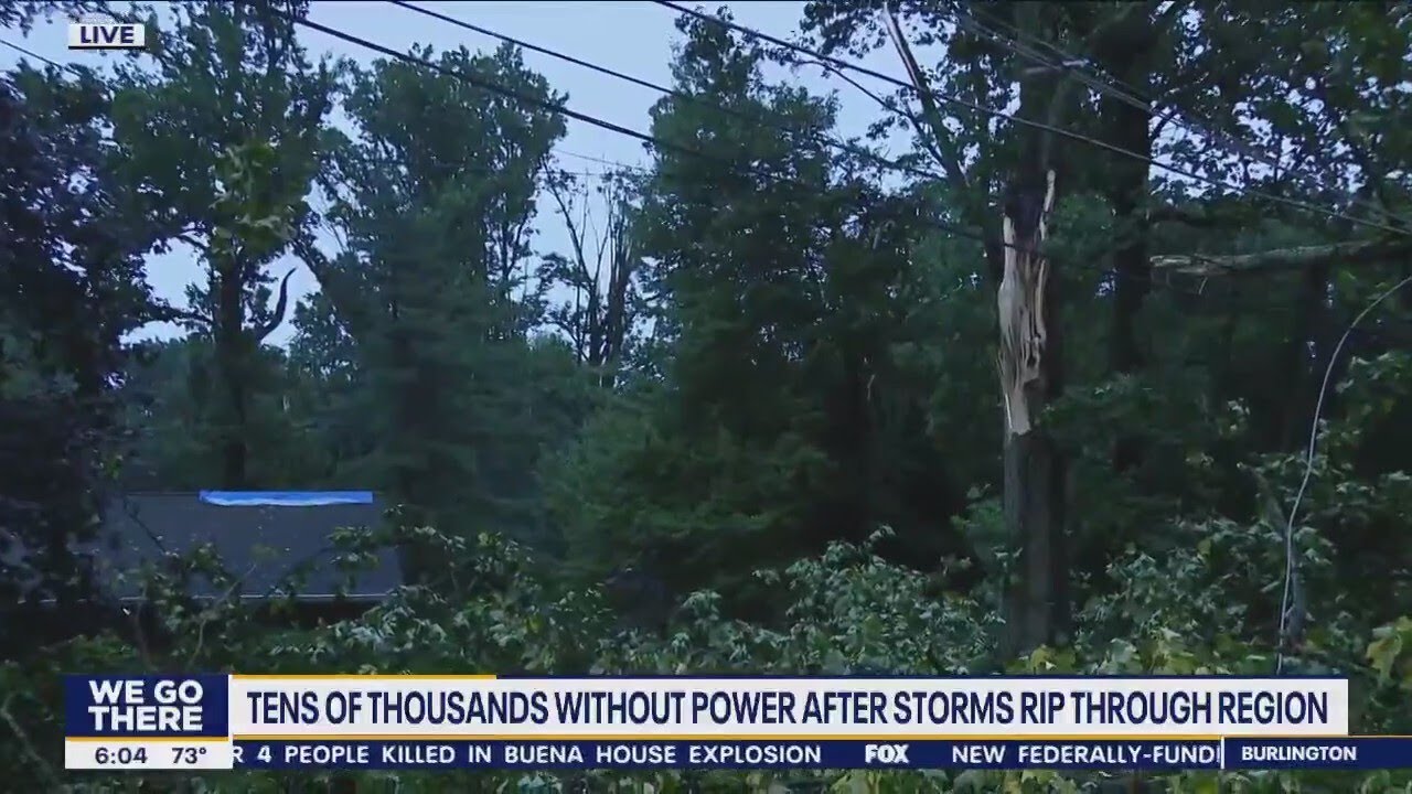 Tens of thousands still without power after storms rip through Delaware ...