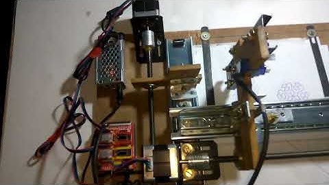 How I made my XY Pen Plotter ? Design and Fabrication  explained  step by step in detail.