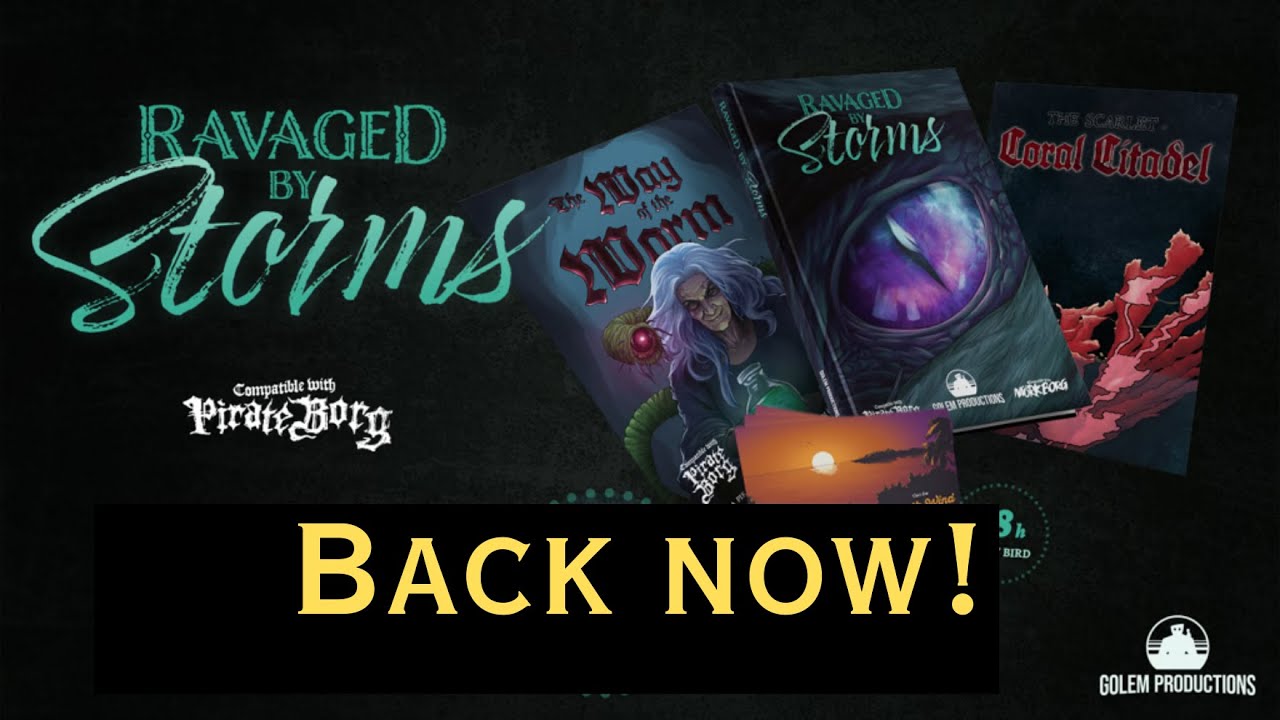 Ravaged by Storms | Mythic Sandbox Adventure for Pirate Borg on Kickstarter!