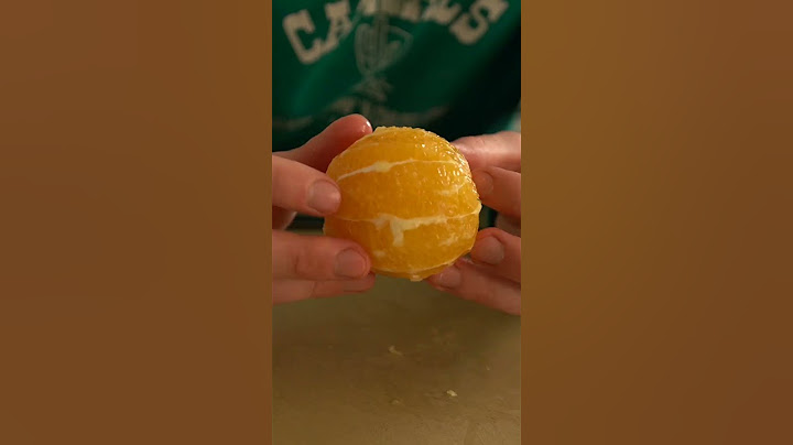 How To Cut An Orange Like A Chef
