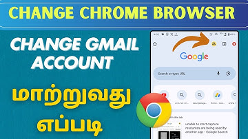 How to Change Google Gamil Account in Chrome browser in tamil TNTech tamil