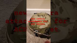 new camera attached on ACH helmet