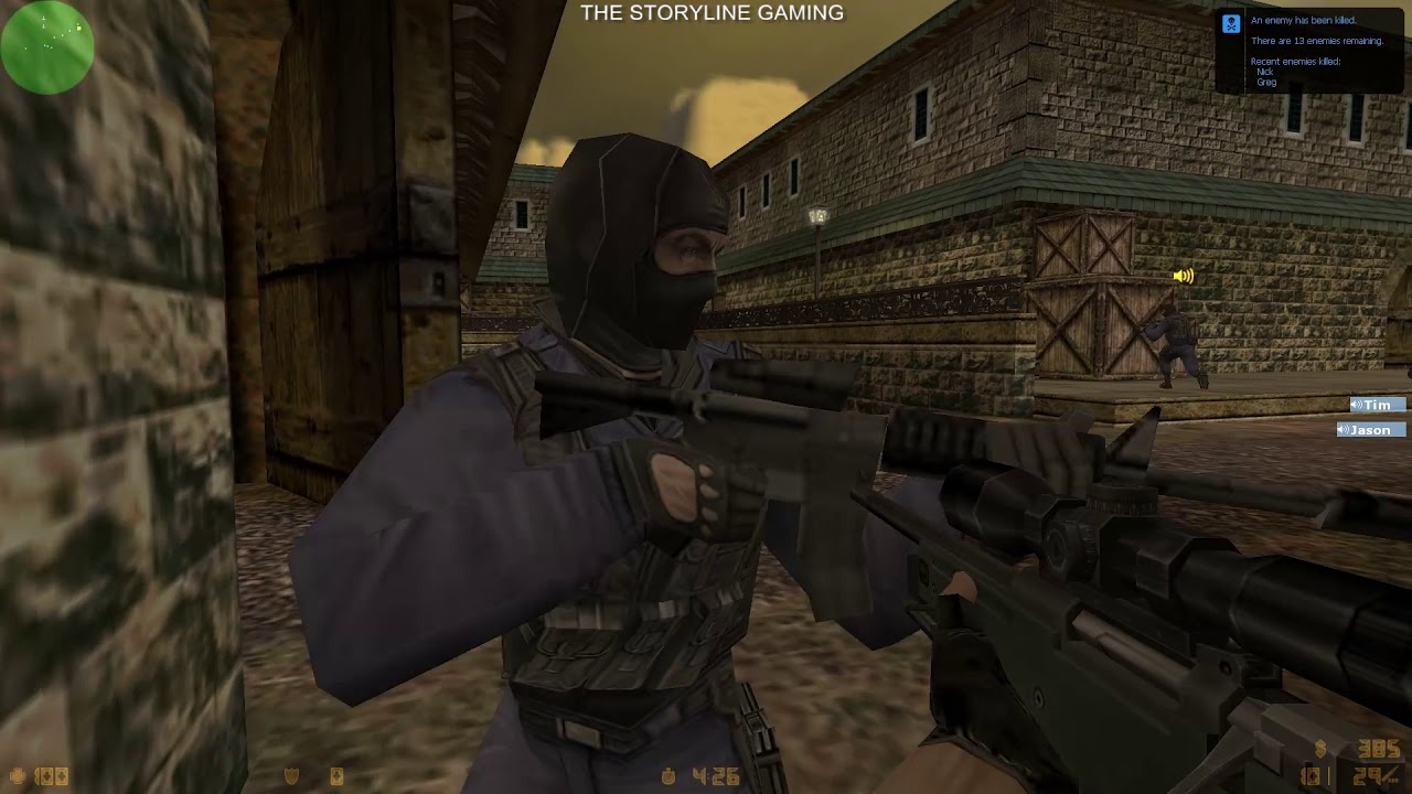 Counter Strike: Condition Zero - Storm - Gameplay "CT Forces" (with bots) No Commentary