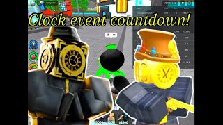 [Toilet Tower Defense Clock Event CountDown Live 🔴] playing matches/trading